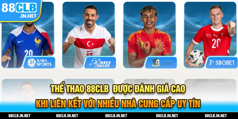 88CLB - Link Đăng Ký Chính Thức Nhà Cái 88Clb.com Không Chặn 25 Thể Thao 88CLB được đánh giá cao khi liên kết với nhiều nhà cung cấp uy tín